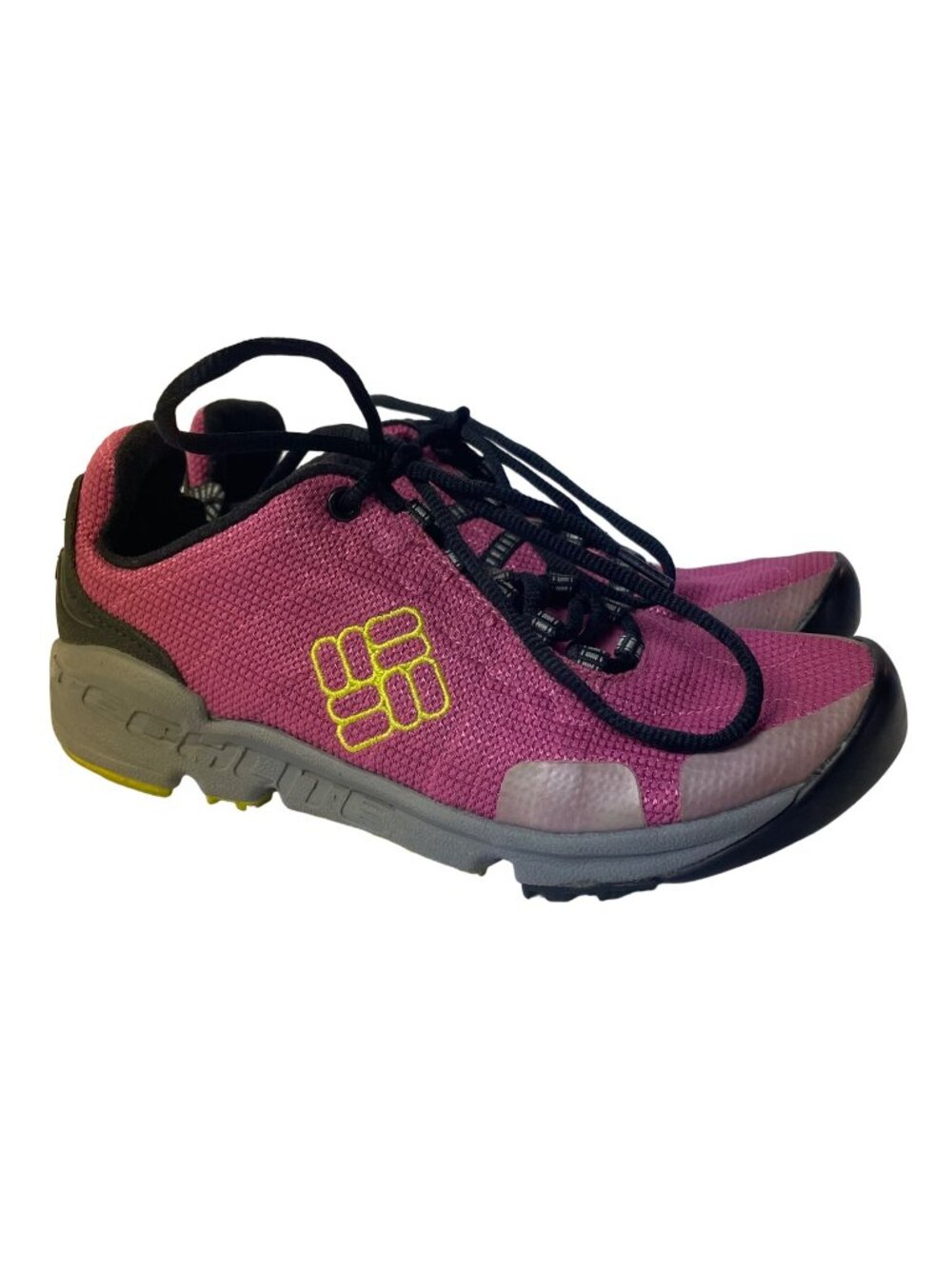 Columbia Techlite Running Trail Shoes Sneakers Pink Gray Sz 6